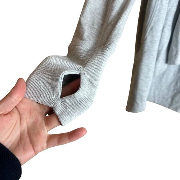 Active Life light Gray Open Front Women's Sweater - Picture 7 of 7